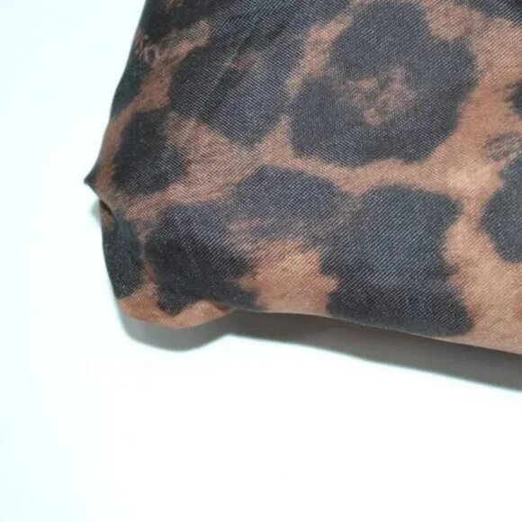 Makowsky Structured Yellow Mustard Soft Leather Silver Chain Bag Tote Purse Bag - Picture 9 of 14